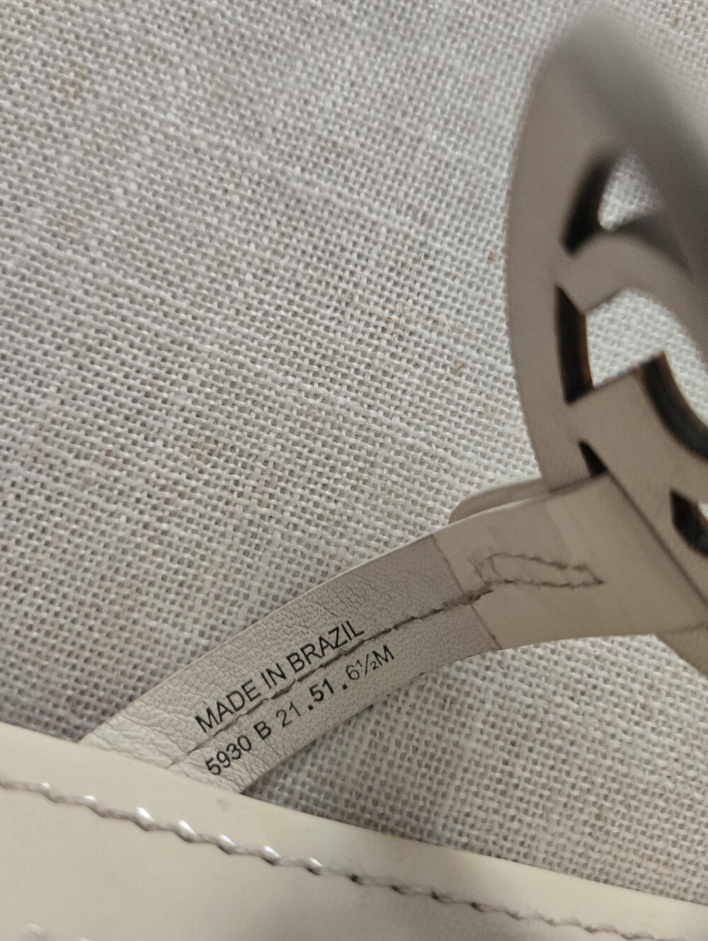 Tory Burch Cream Miller Sandals - Picture 4 of 5